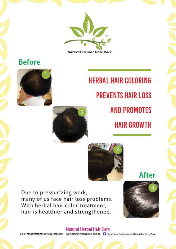 Herbal Therapy - Hair Growth Tonic herbal hair coloring, prevents hair loss and promotes hair growth