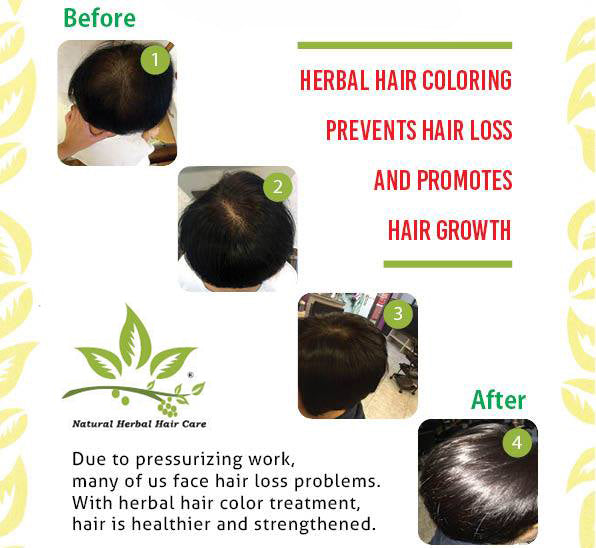 Herbal Therapy - Hair Growth Tonic herbal hair coloring, prevents hair loss and promotes hair growth